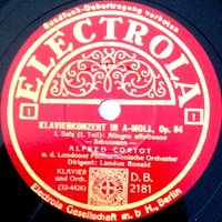 Disque Gramophone : Cortot - Chopin Etudes